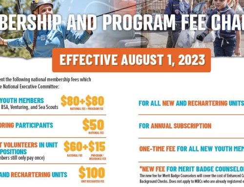 Membership Fee Changes