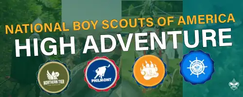 BSA High Adventure Button